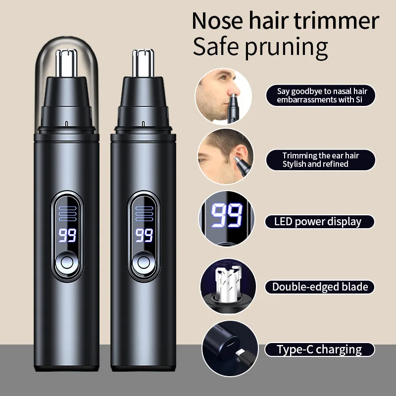 Nose Trimmer - Mini Pocket Nose Hair Trimmer Painless