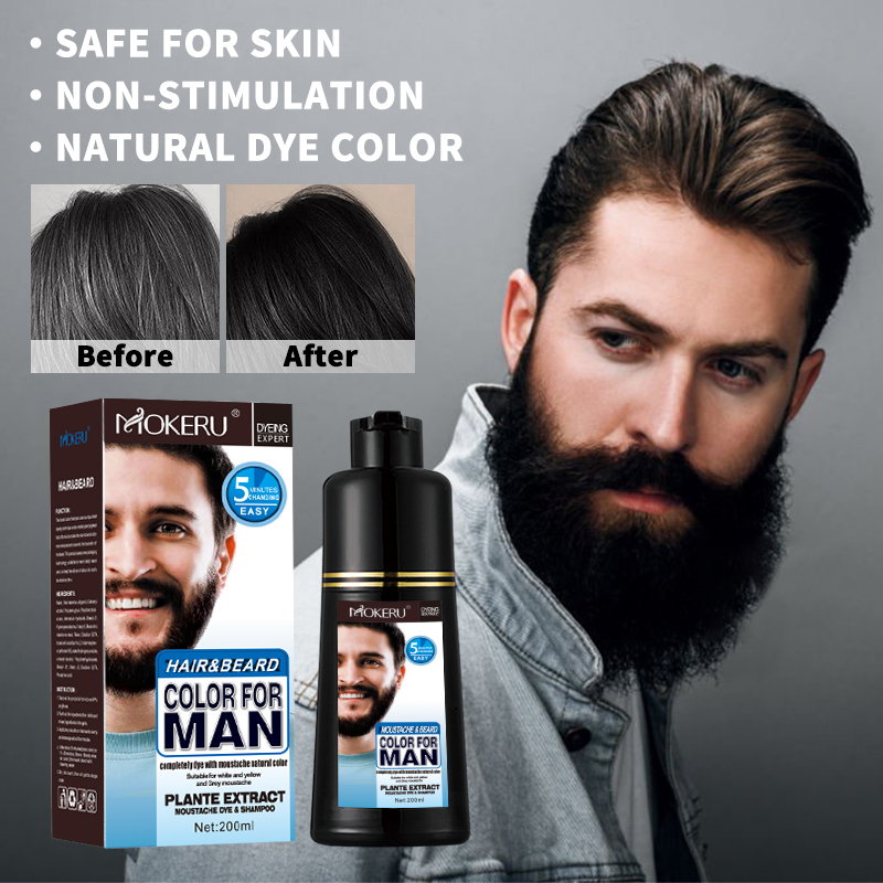 Shaving Cream - New Beard and Hair Dye Shampoo