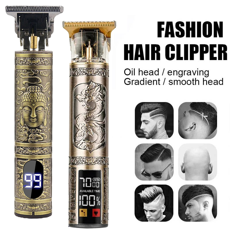 Aftershave - Rechargeable Mens T9 Carving Hair Clipper