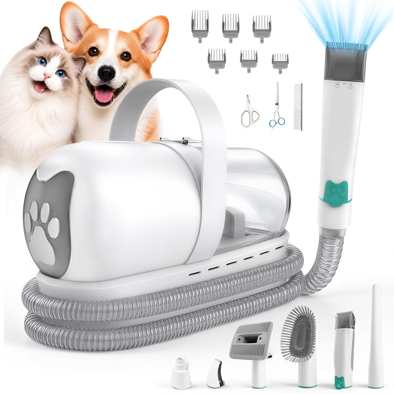Grooming Kit - 2026 Upgraded Dog Grooming Vacuum Kit