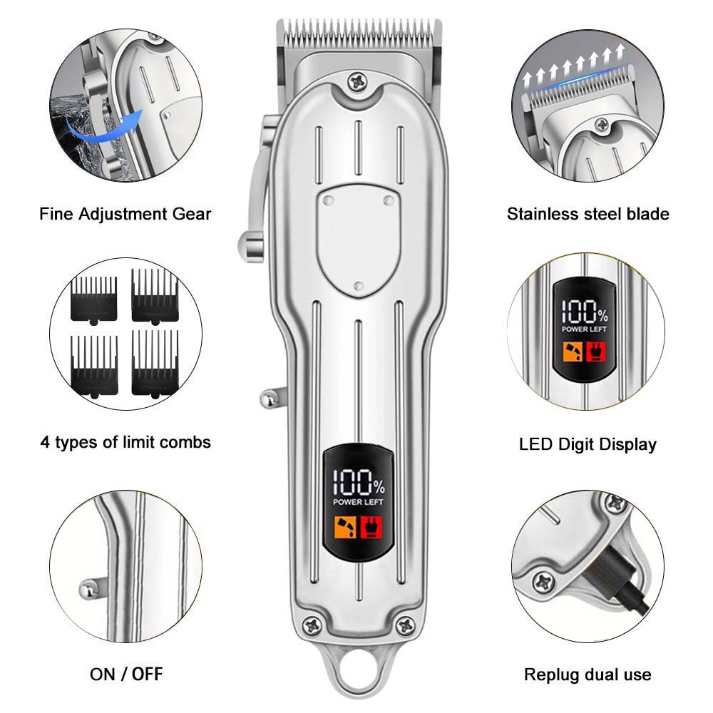 Professional Hair Clippers for - đánh giá và giá Grooming Kit