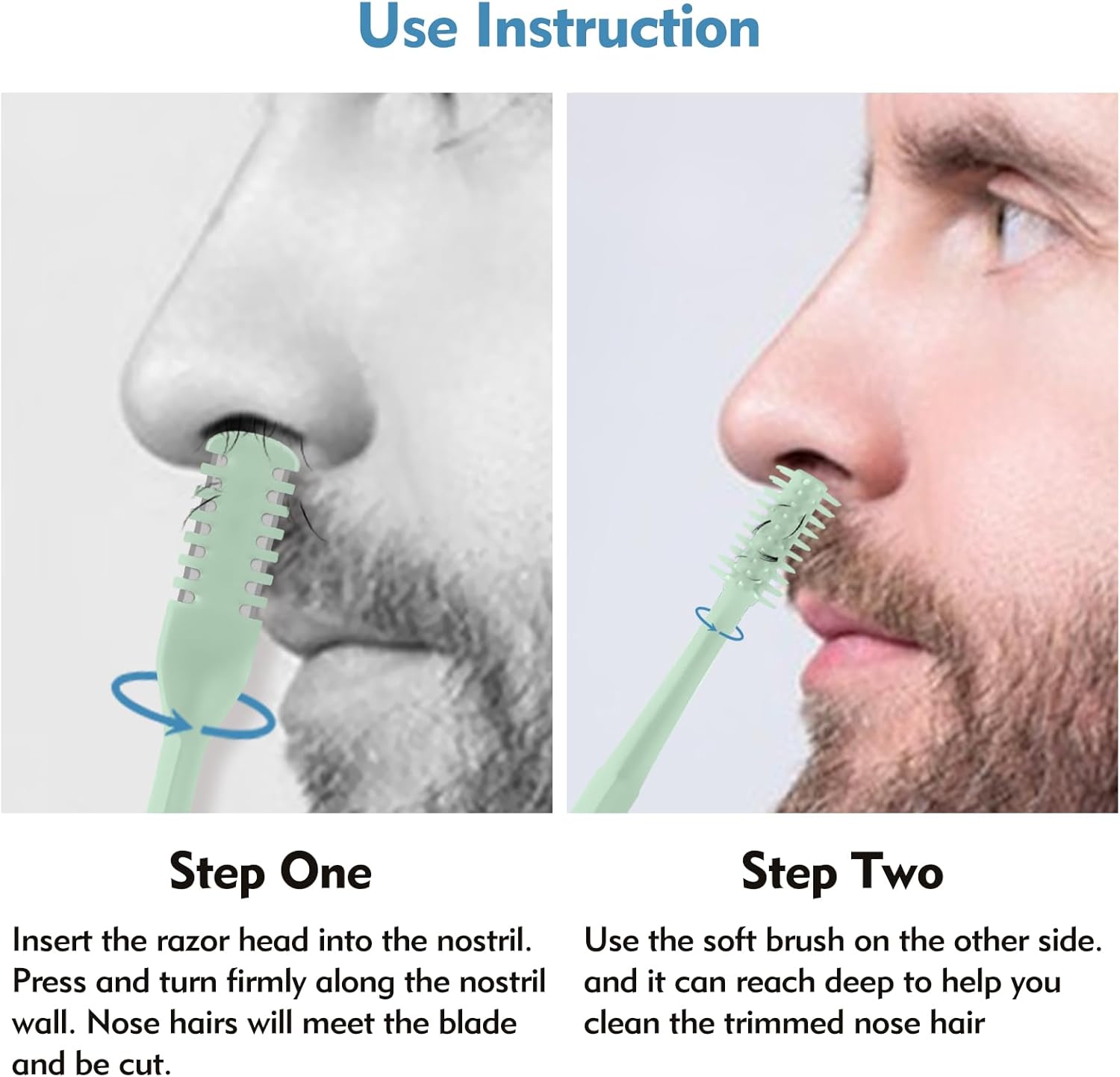 5/20/50Pcs 2-in-1 Nasal Cutter - đánh giá và giá Nose Trimmer
