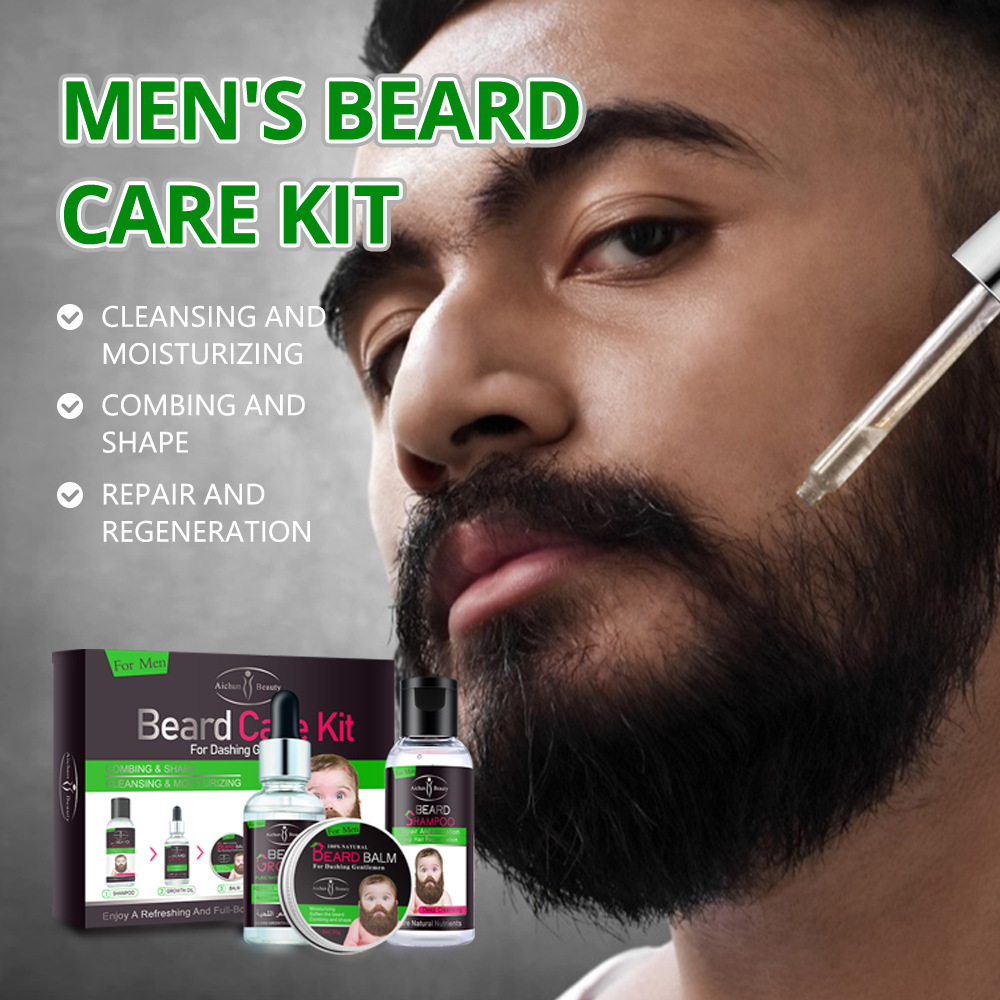 Men's Beard Care Kit 3-piece S - đánh giá và giá Beard Oil