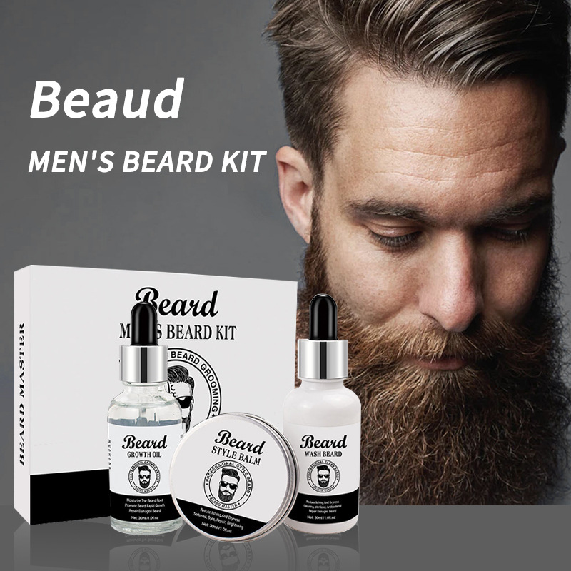 Men's Beard Care Kit 3-piece S - đánh giá và giá Beard Oil