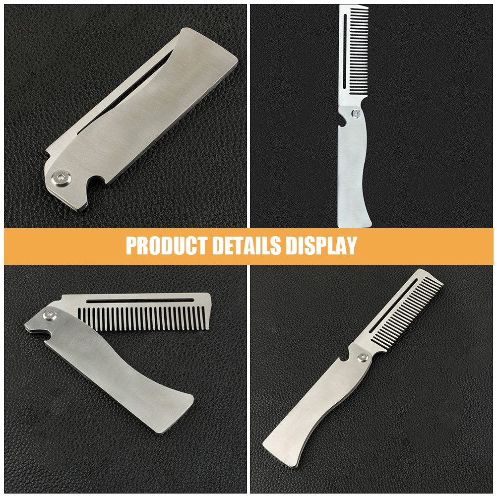 Folding Hair Comb Stainless St - đánh giá và giá Beard Oil