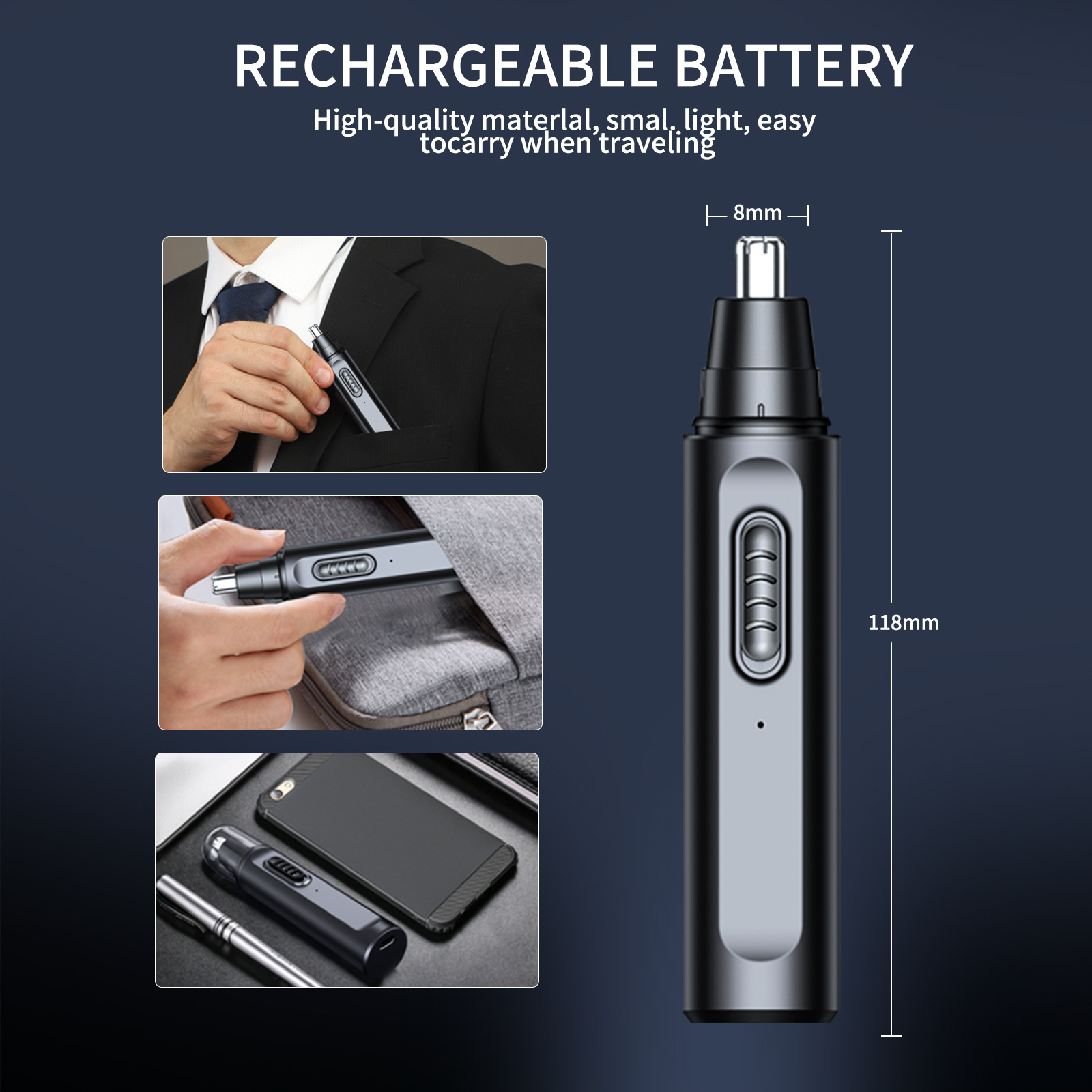 Nose Hair Trimmer for Men Elec - đánh giá và giá Aftershave