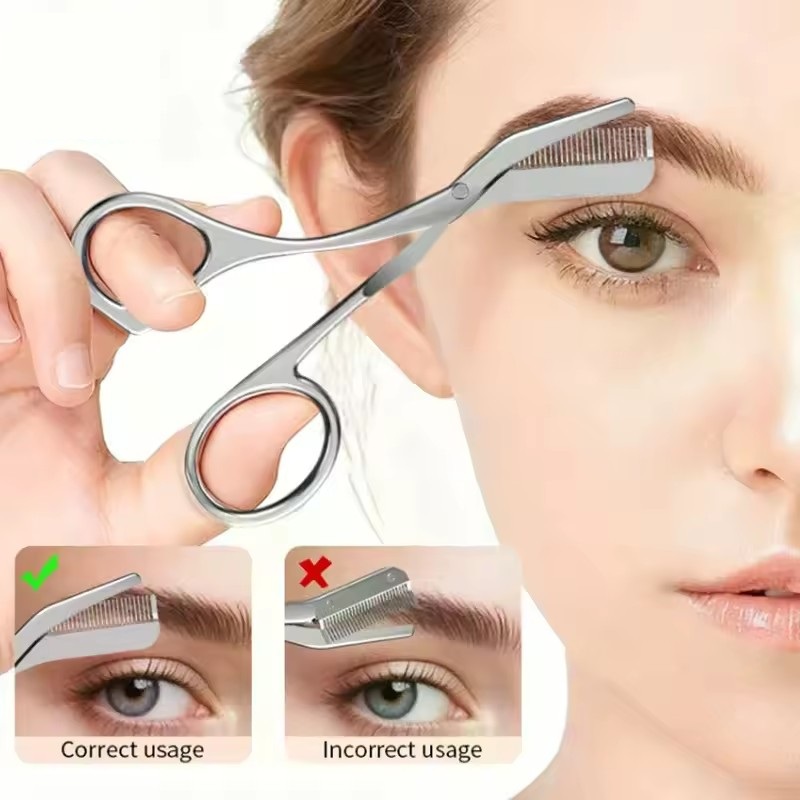Safe Eyebrow Scissors with Com - đánh giá và giá Electric Razor