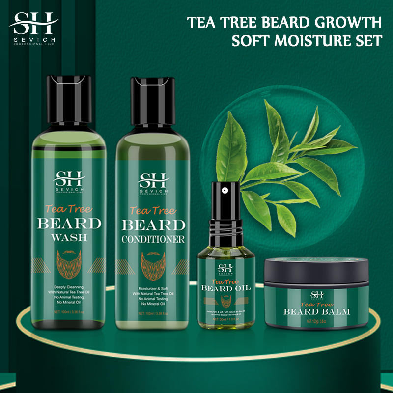 Sevich Tea Tree Beard Care Ser - đánh giá và giá Beard Oil