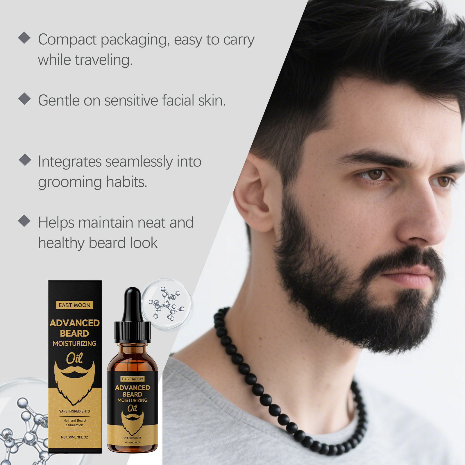 East Moon Rosemary Beard Softe - đánh giá và giá Beard Oil