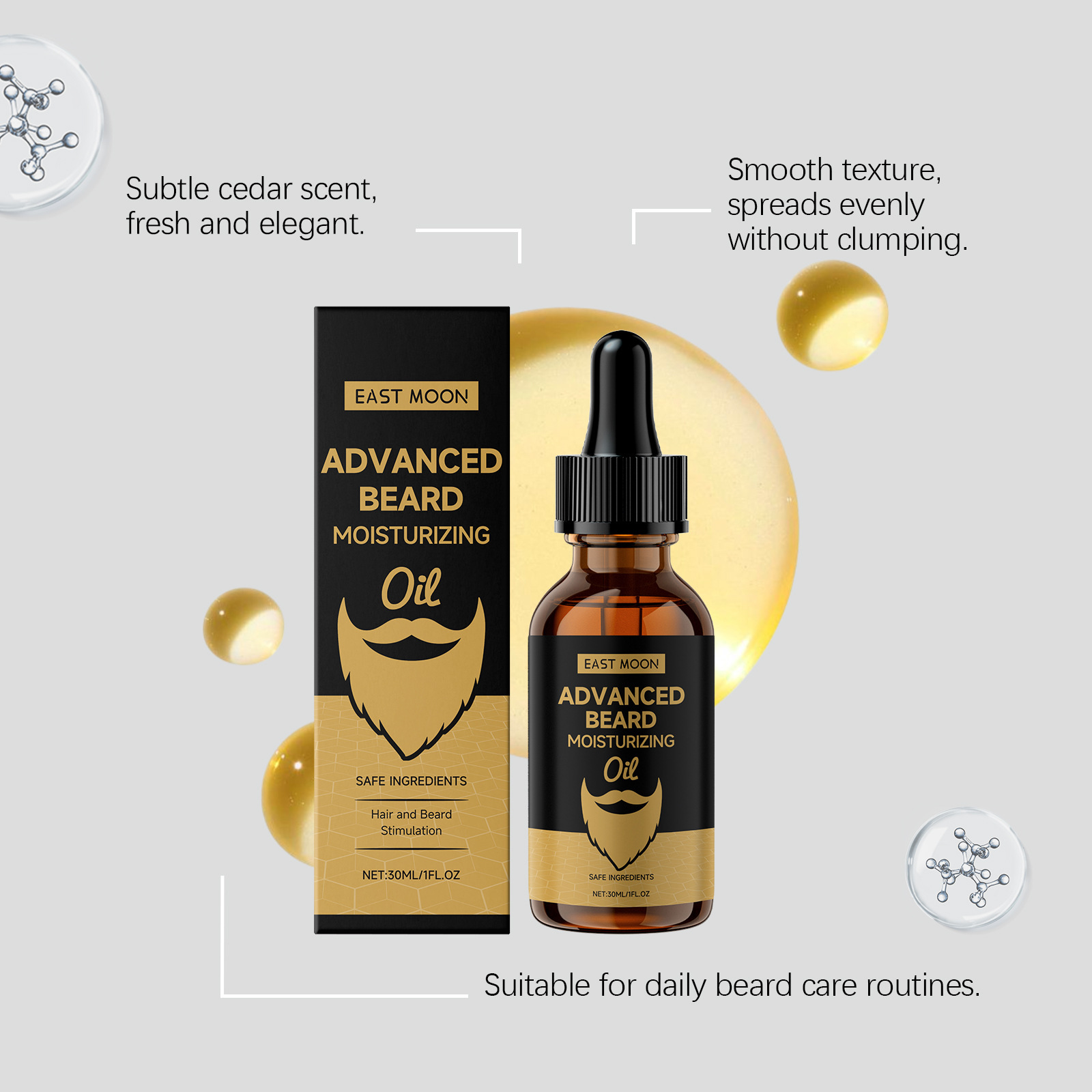 East Moon Rosemary Beard Softe - đánh giá và giá Beard Oil
