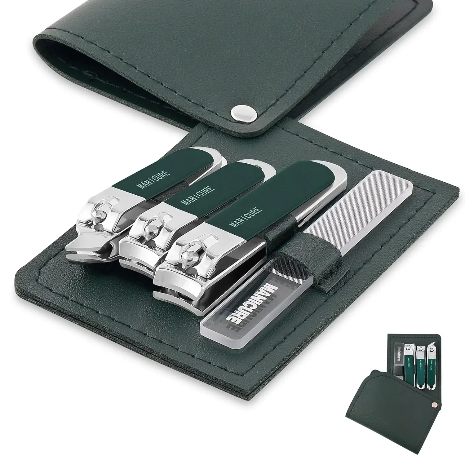 4 Pcs Men/Women Manicure Trave - đánh giá và giá Mens Grooming Travel Kit
