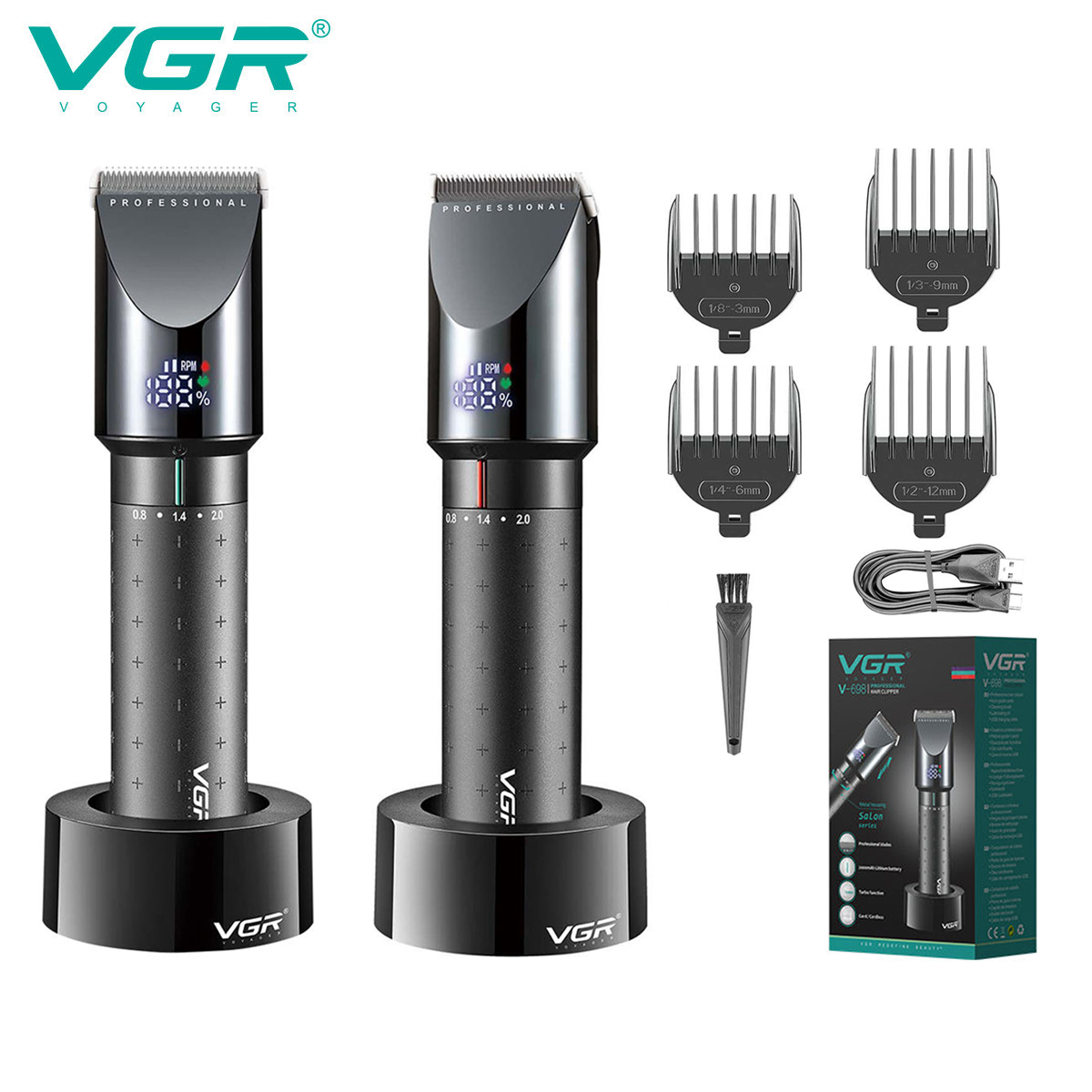 VGR 698 high-end hair clipper, - đánh giá và giá Electric Shaver Rotary