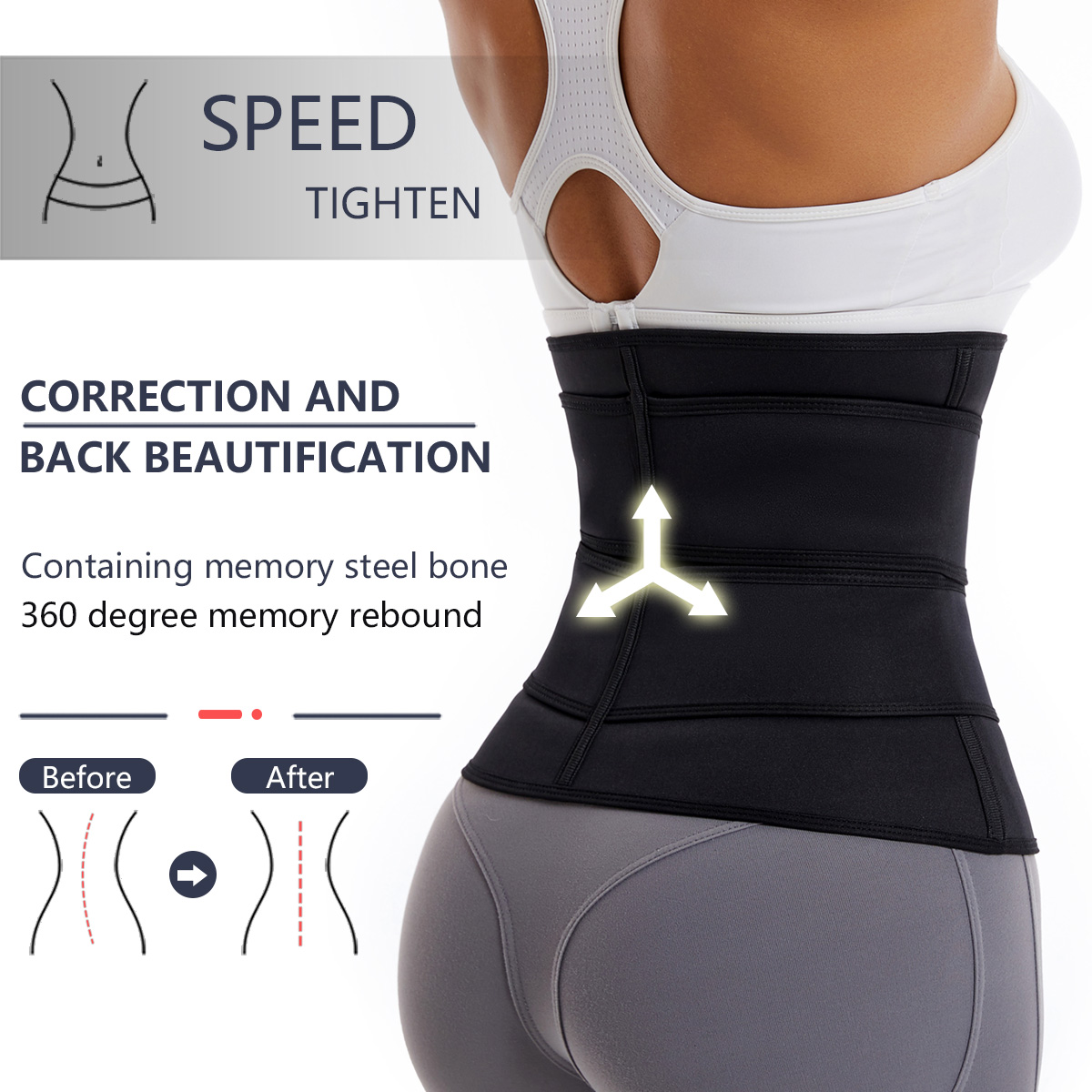 Women Waist Trainer Belt Doubl - đánh giá và giá Body Trimmer