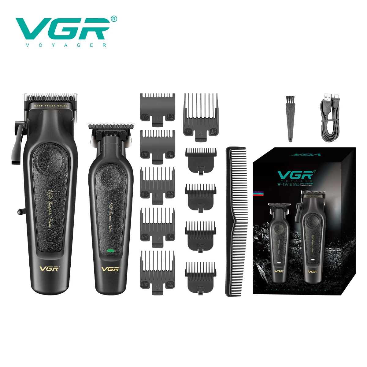 VGR V-197&995 high-end hair cl - đánh giá và giá Beard Oil