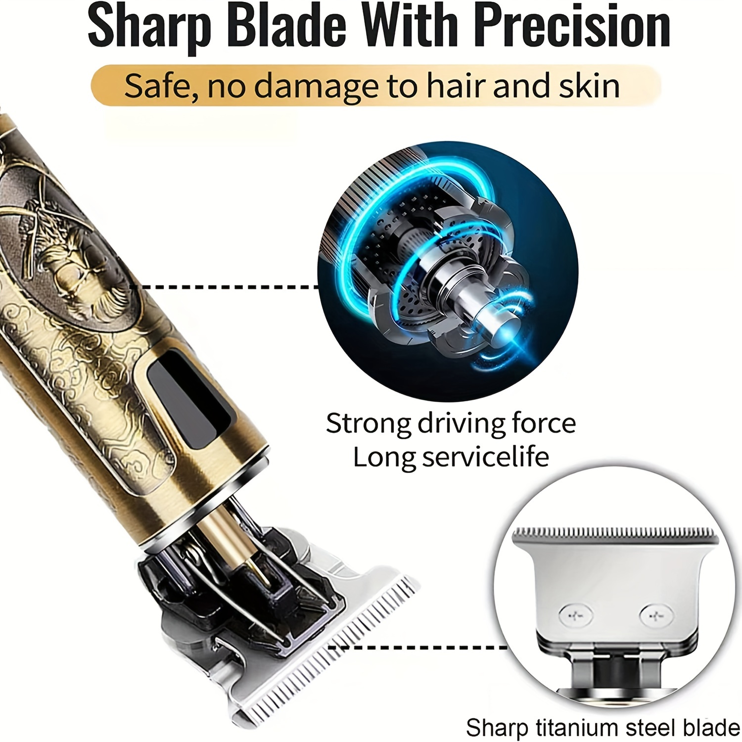 Electric Hair Clipper With LCD - đánh giá và giá Beard Oil