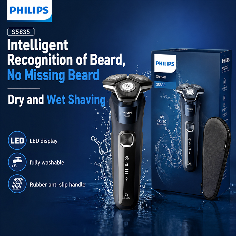 Philips S5835 Electric Shaver  - đánh giá và giá Mens Grooming Travel Kit