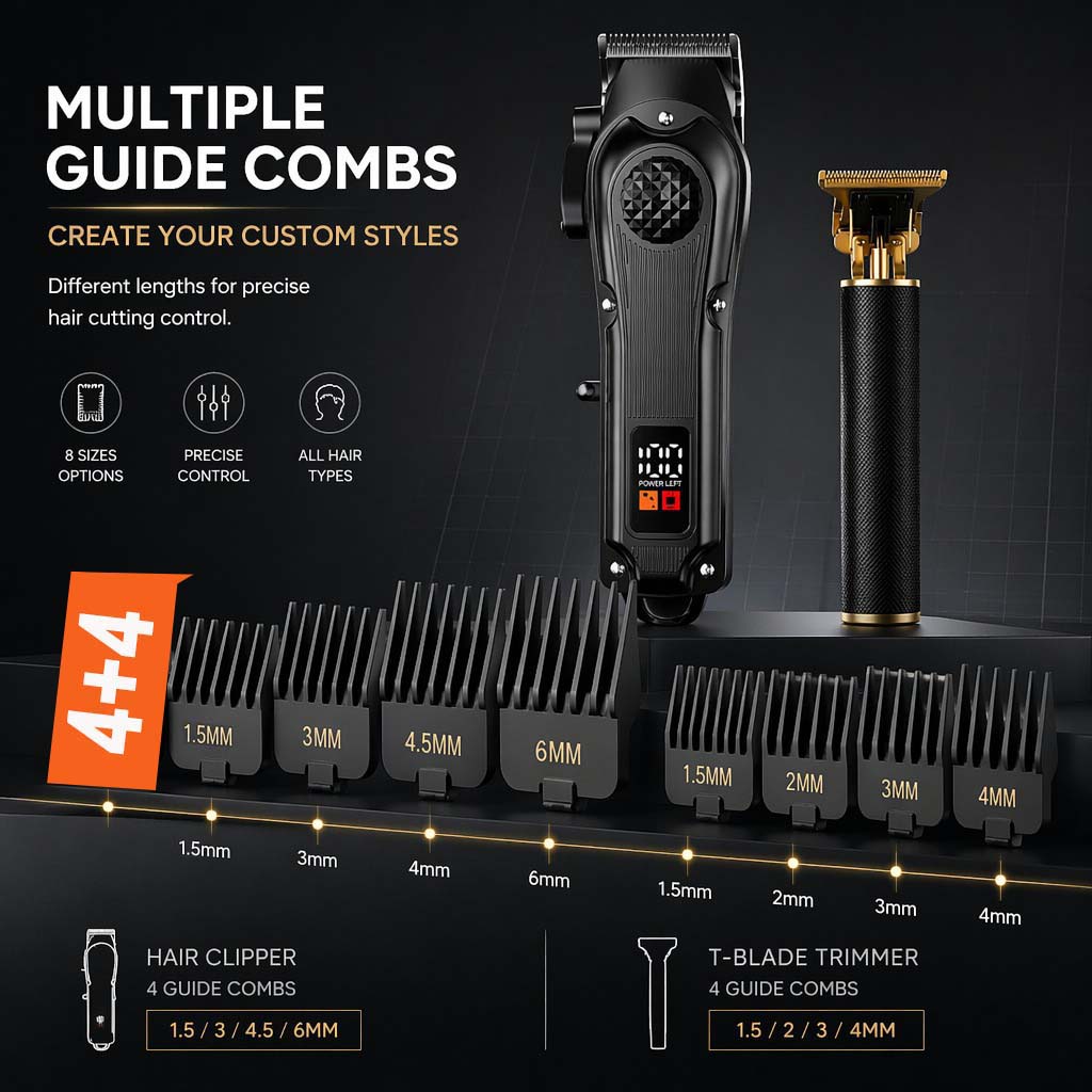 4-in-1 Men's Hair Clipper Set  - đánh giá và giá Electric Shaver Rotary