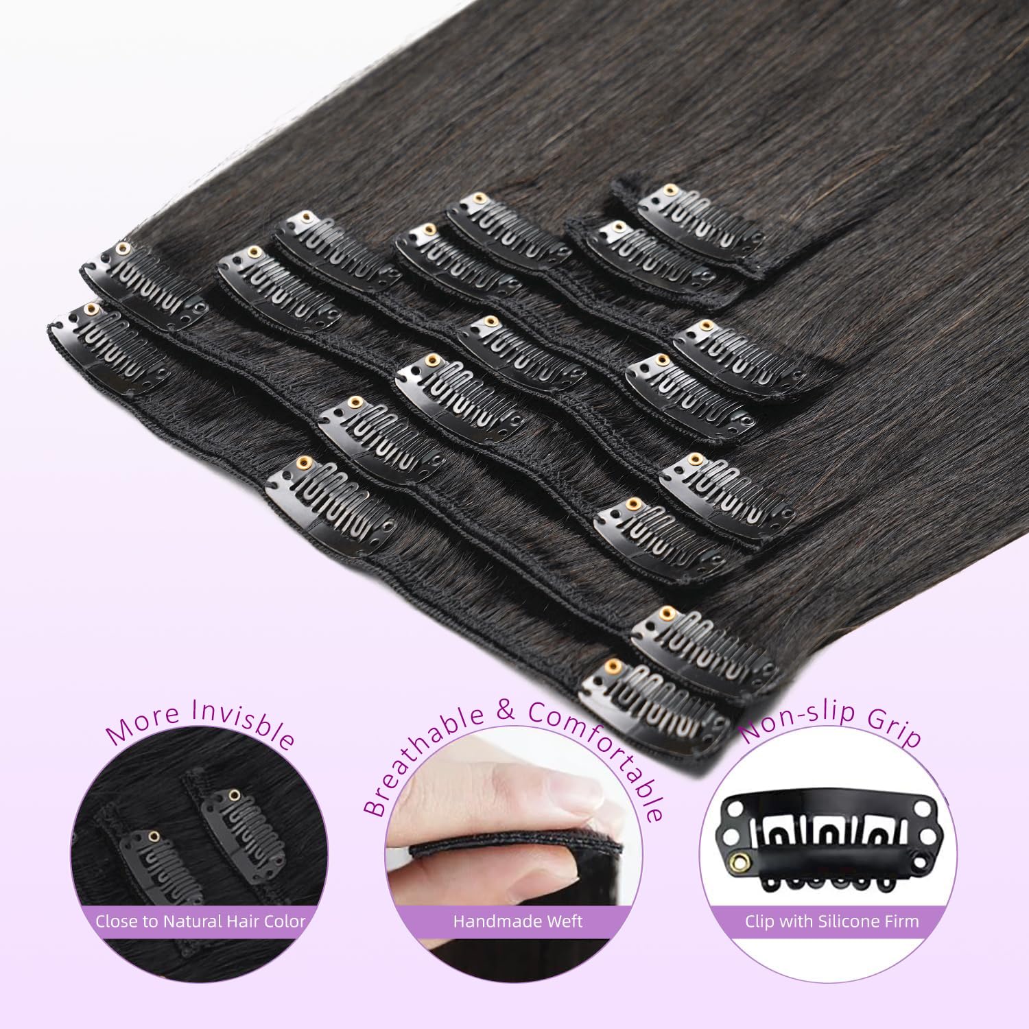 Clip in Hair Extensions Real H - đánh giá và giá Hair Clipper