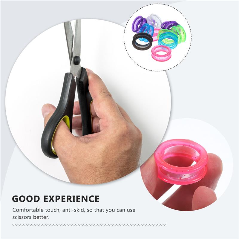 12PCS Silicone Finger Rings Ha - đánh giá và giá Grooming Scissors