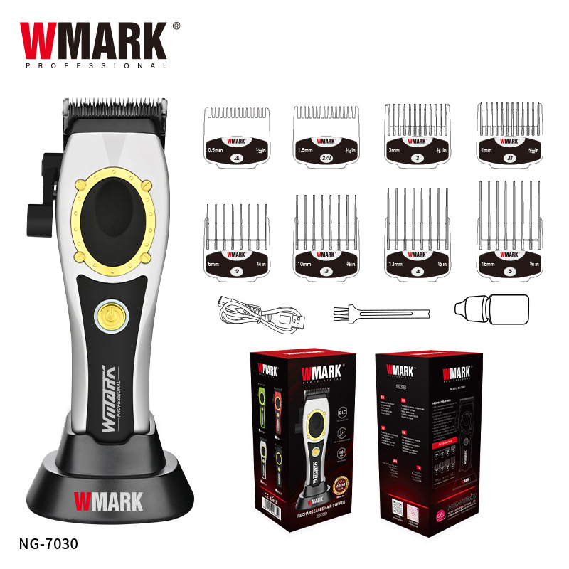 WMARK NG-7030 new hair clipper - đánh giá và giá Beard Oil