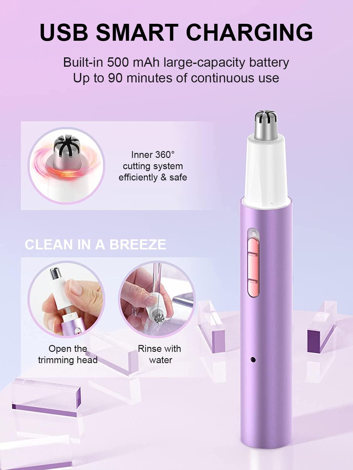 2-in-1 Rechargeable Ear and No - đánh giá và giá Nose Trimmer