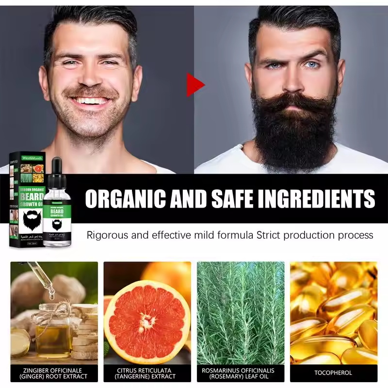 Fast Natural Mature Men Beard  - đánh giá và giá Beard Oil