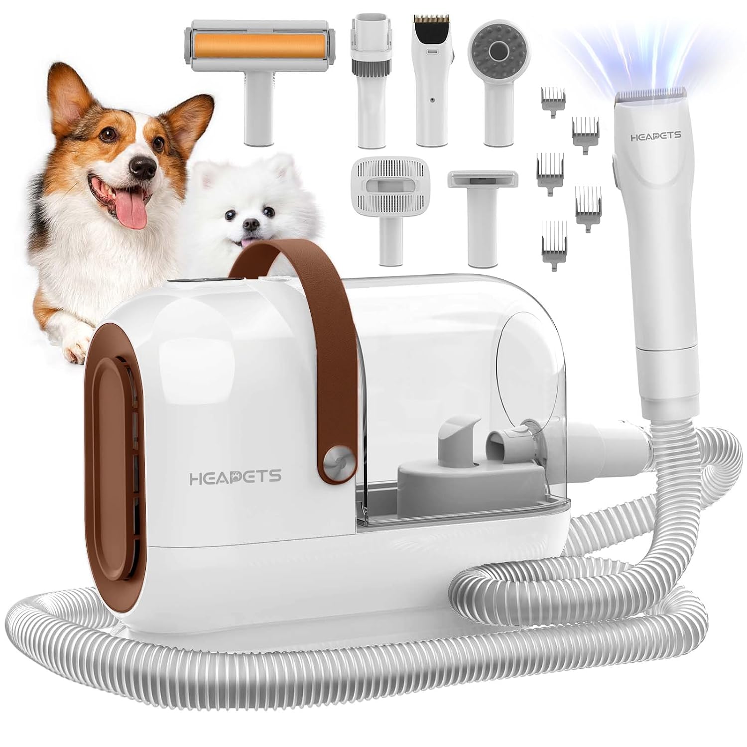 HEAPETS Dog Grooming Vacuum Ki - đánh giá và giá Grooming Kit