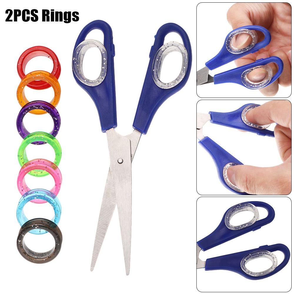 2Pcs Comfortable Colorful Hair - đánh giá và giá Grooming Scissors
